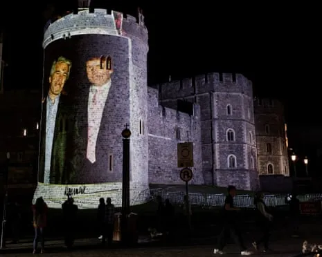 Four Arrested After Projections of Trump and Epstein Projected on Royal Windsor Castle